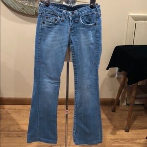 True Religion Women’s light wash boot cut  size 27